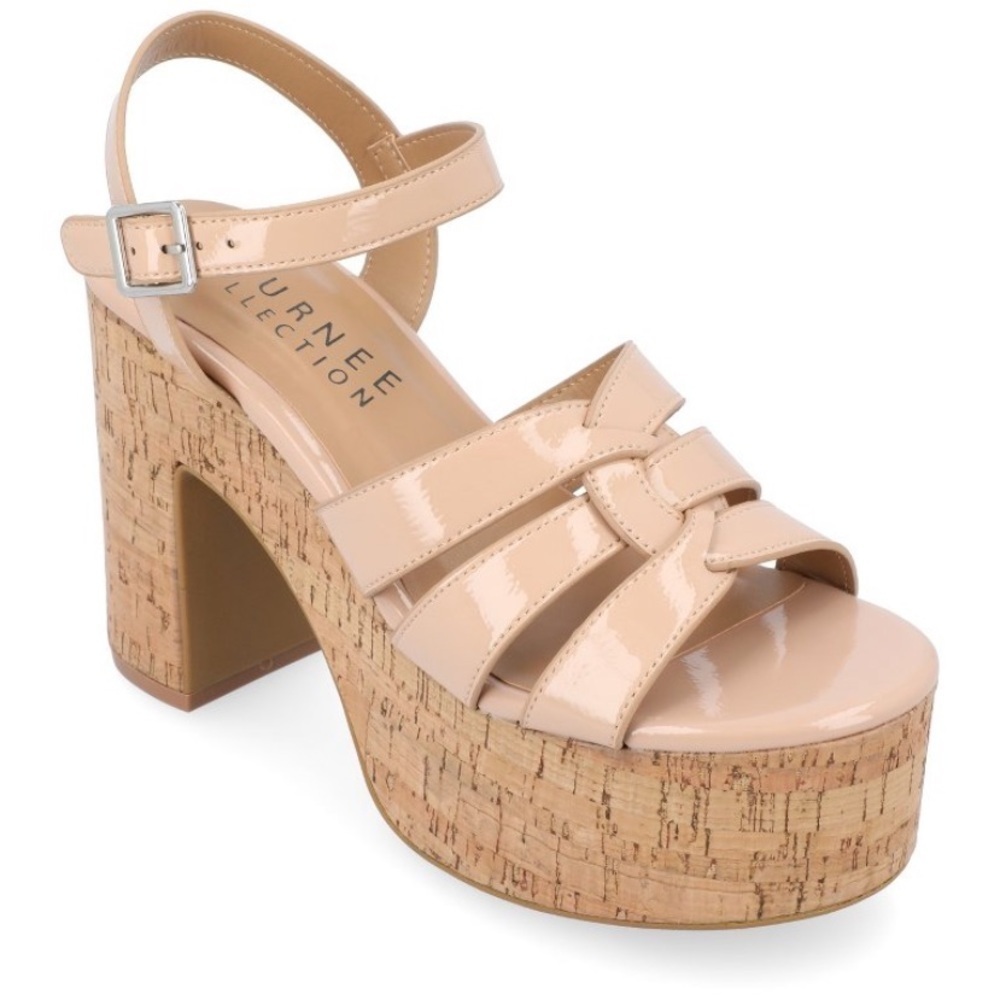 Journee Collection Womens Jania Tru
Comfort Foam Buckle Platform Sandals new